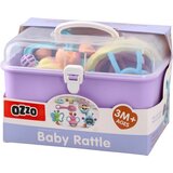 Ozzo Baby Rattle, igračka, zvečka za bebe u koferu, miks Cene