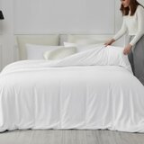  Satenska jorganska navlaka 140 x 200cm Bela boja -100% pamuk ( VLK000217-belaboja ) | Eponuda.com