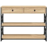  Konzolni stol boja hrasta sonome 100x28x75 cm konstruirano drvo | shoptok.hr