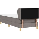  s opruga kutije Sivo-smeđa 80 x 200 cm tkanina | shoptok.hr