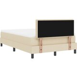  Krevet s čeličnom podlogom i madracem bež 120x200 cm tkanina | shoptok.hr
