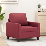 vidaXL fotelj vinsko rdeč 60 cm umetno usnje | Shoptok.si