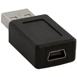 Adapter (Mini USB ženski na USB A muški, crni)