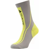 ADIDAS BY STELLA MCCARTNEY Sportske čarape žuta / bež siva / crna