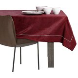 AmeliaHome Stolnjak Gaia s manšetom i obrubom 120x180 cm, bordo | shoptok.hr