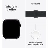 Apple pametna ura watch series 11 gps 46mm jet black aluminium case-black sport band - s/m (MEUW4WF/A) | Shoptok.si