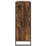  Omara za čevlje Dimni hrast 79 x 36 x 100 cm Konstruiran les, (5000113265) | Shoptok.si
