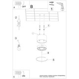  Stropna svetilka DIO bela LED, (21347940) | Shoptok.si