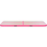  Napihljiva gimnastična podloga s tlačilko 500x100x10 cm roza | Shoptok.si