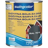 SWINGCOLOR ZAŠČITNA BARVA ZA LES (barva: antracit; 750 ml, na vodni osnovi) Cene