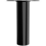 WALTECO Postolje za namještaj (D x Š x V: 6 x 6 x 40 cm, Ø x V: 6 x 40 cm, Nosivost: 75 kg, Čelik, Crna) Cijene