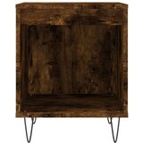 vidaXL Nočna omarica 2 kosa dimljen hrast 40x35x50 cm inženirski les | Shoptok.si