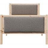  Krevetna konstrukcija Sivo-smeđa 100 x 200 cm tkanina | shoptok.hr