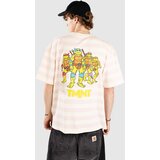 Redefined Rebel CCTurtles Stripe Oversized Fit T-shirt pink Cene