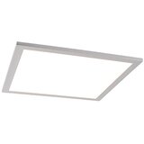 QAZQA Stropna svetilka jeklo 40 cm z LED in daljinskim upravljalnikom - Liv Cene