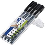 Marker OHP PERMANENTNI PK4 LUMOCOLOR STAEDTLER 31-9WP4GS CRNI | Shoptok.si