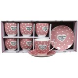 Sigma PORCELAN SET ZA KAFU 160ml 6/1 (HOME MADE/PINK) JH-CS-160ZHC-9306 Cene
