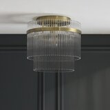 Endon 119492 - plafonski luster marietta 1xE27/10W/230V mesing/transparentno | Eponuda.com