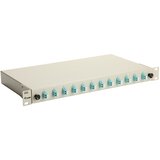 Equip 12-Port Fiber Optic Splice Box, LC Duplex, OM3, 1U, ped, Grey Cijene