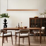  Immax NEO 07303L - LED prigušiva luster na sajli MADEIRA 26W/230V Wi-Fi Tuya 122 cm hrast | Eponuda.com