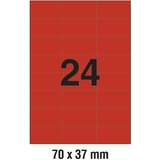  ETIKETE ILK 70X37MM PK100L ZWECKFORM 3448 CRVENE | Shoptok.si