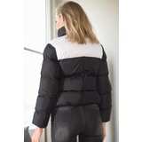 Dewberry Z6649 WOMEN'S COAT-BLACK-WHITE-2 | shoptok.hr