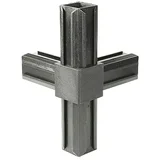 Spojni profil XD (Do x Š x De: 30 x 30 x 2 mm, Plastika, Črna)