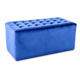  Tabure za sjedenje - LORI 2 - Baršunasta tkanina - tamno plava | shoptok.hr