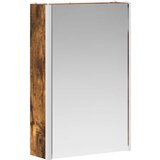  Kupaonski ormar s ogledalom Dimljeni hrast 33 x 11,5 x 50 cm | shoptok.hr