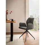 Livetastic Naslanjač Hilda, Temno Siva, Vrtljiv | Shoptok.si