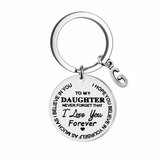 INF Obesek za ključe z oznako "To my Daughter" (Moji hčerki) Nerjaveče jeklo, (21245908) Cene