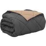  Ljetni pokrivač Antracit i taupe 220 x 260 cm Mikrovlakna | shoptok.hr