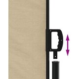 Bočna tenda na uvlačenje bež 100 x 300 cm | shoptok.hr