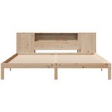  Krevet s regalom za knjige bez madraca 180x200 cm od borovine | shoptok.hr