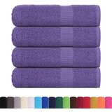  Kopalne brisače 4 kos vijolična 100x150 cm 360 g/m² 100% bombaž, (21822758) | Shoptok.si
