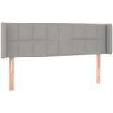  LED uzglavlje svjetlosivo 147x16x78/88 cm od tkanine | shoptok.hr