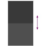vidaXL rolo zatemnjena črna 120x210cm tkanina širina 116,6cm poliester | Shoptok.si
