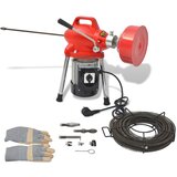 vidaXL Naprava za čiščenje cevi 250 W 12,5mx16mm 4,5mx9,5mm Cene