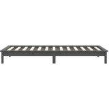  Okvir za krevet sivi 100 x 200 cm od masivne borovine | Eponuda.ba