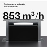 Klarstein Verosteel vgradna napa | Minimalistična, močna | EEC A++ | 853,3 m³/h | 60 cm | Shoptok.si