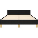 Okvir kreveta bez madraca crni 120x190 cm od tkanine | shoptok.hr