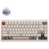  Epomaker TH80 Pro V2 VIA Programabilna Brezžična Igralna Tipkovnica Bela / Wisteria Linear Switch, (22153778) Cene