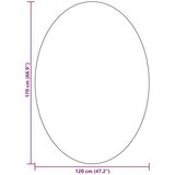  Tepisi Antracit Vuna 120 x 170 cm Tepih Kružni Minimalistički | shoptok.hr