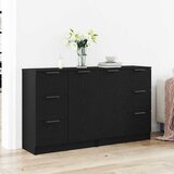  Kreveta Crni hrast 120 x 30 x 70 cm Konstruirano drvo | shoptok.hr