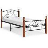 vidaXL Okvir za krevet crni metalni 90 x 200 cm Cijene