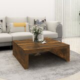 vidaXL Stolić za kavu boja hrasta 100 x 100 x 35 cm konstruirano drvo Cijene