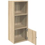 vidaXL Knjižna omara sonoma hrast 31x24x77 cm inženirski les | Shoptok.si