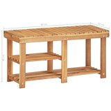  Stalak za cipele 90 x 32 x 46 cm od masivnog bagremovog drva | shoptok.hr