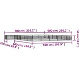  Ograda za pse s 24 panela crna 100 x 50 cm čelik obložen prahom | Eponuda.ba