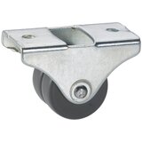 DÖRNER + HELMER dvostruki kotačić za namještaj (Promjer kotačića: 25 mm, Nosivost: 55 kg, Klizni ležaj, S pločom) | shoptok.hr